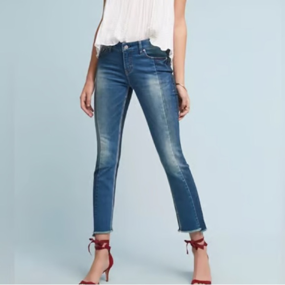 Pilcro & The Letterpress Parallel Two Tone Jeans